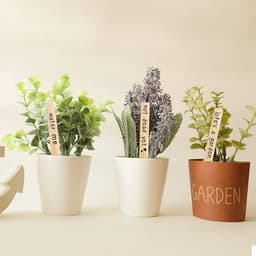 image-Gardening Wooden Plant Sign Planting Flower Blank Label Card