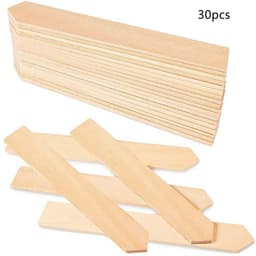image-Gardening Wooden Plant Sign Planting Flower Blank Label Card