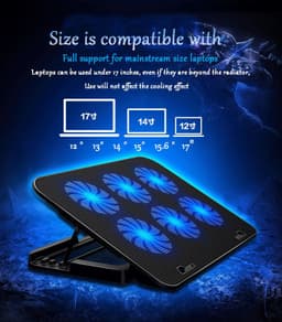 image-Laptop Cooling Pad Italian Ice Cooler Accessories Fan Holder