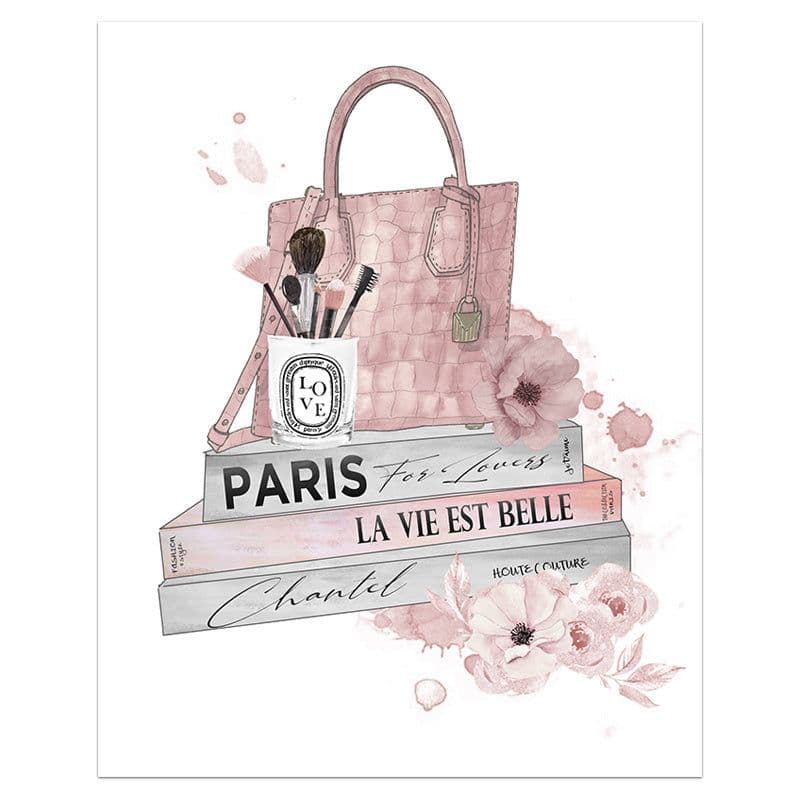 image-Fashion Book Perfume Painting Core Print