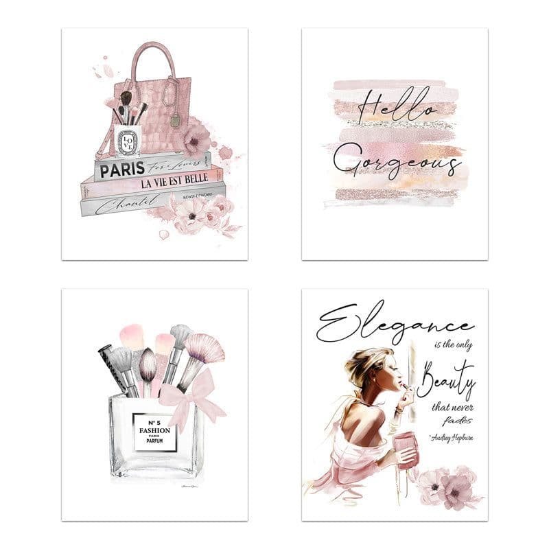 image-Fashion Book Perfume Painting Core Print