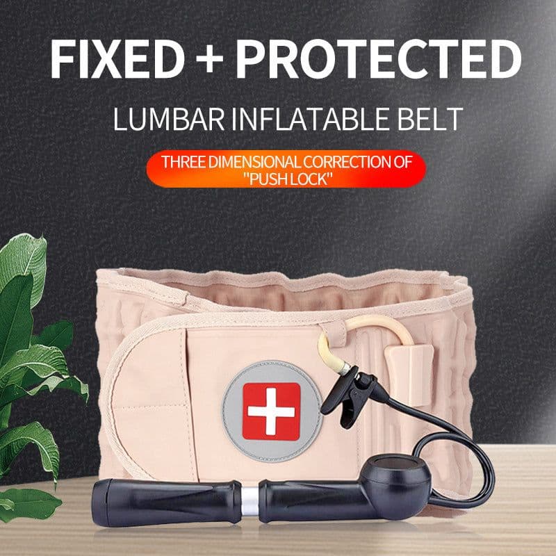 image-Back Decompression Belt Lumbar Support For Back Pain Relief Lumbar Disc Herniation Lumbar Traction Belt Lumbar Traction Device