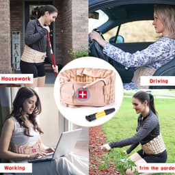 image-Back Decompression Belt Lumbar Support For Back Pain Relief Lumbar Disc Herniation Lumbar Traction Belt Lumbar Traction Device