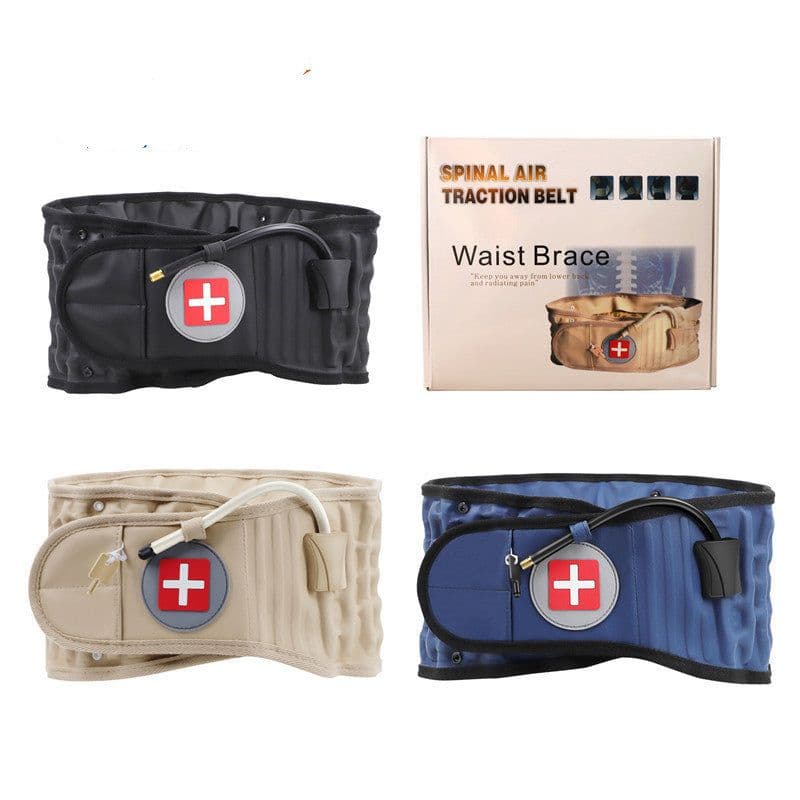 image-Back Decompression Belt Lumbar Support For Back Pain Relief Lumbar Disc Herniation Lumbar Traction Belt Lumbar Traction Device