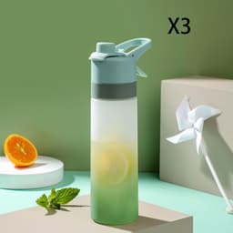 image-Spray Water Bottle For Girls Outdoor Sport Fitness Water Cup Large Capacity Spray Bottle Drinkware Travel Bottles Kitchen Gadgets