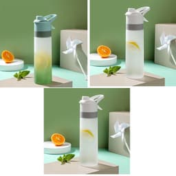 image-Spray Water Bottle For Girls Outdoor Sport Fitness Water Cup Large Capacity Spray Bottle Drinkware Travel Bottles Kitchen Gadgets