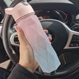 image-Spray Water Bottle For Girls Outdoor Sport Fitness Water Cup Large Capacity Spray Bottle Drinkware Travel Bottles Kitchen Gadgets
