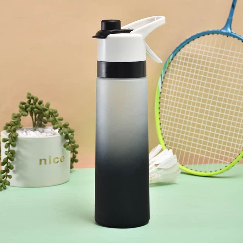 image-Spray Water Bottle For Girls Outdoor Sport Fitness Water Cup Large Capacity Spray Bottle Drinkware Travel Bottles Kitchen Gadgets