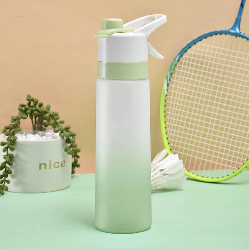 image-Spray Water Bottle For Girls Outdoor Sport Fitness Water Cup Large Capacity Spray Bottle Drinkware Travel Bottles Kitchen Gadgets