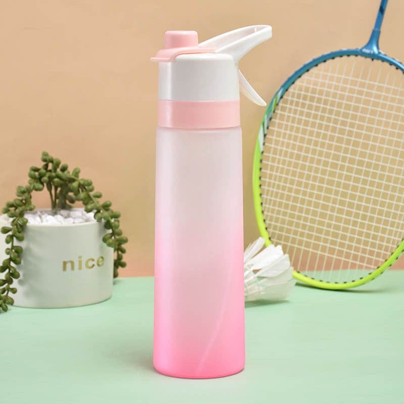 image-Spray Water Bottle For Girls Outdoor Sport Fitness Water Cup Large Capacity Spray Bottle Drinkware Travel Bottles Kitchen Gadgets