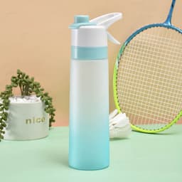 image-Spray Water Bottle For Girls Outdoor Sport Fitness Water Cup Large Capacity Spray Bottle Drinkware Travel Bottles Kitchen Gadgets