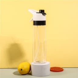 image-Spray Water Bottle For Girls Outdoor Sport Fitness Water Cup Large Capacity Spray Bottle Drinkware Travel Bottles Kitchen Gadgets