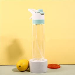 image-Spray Water Bottle For Girls Outdoor Sport Fitness Water Cup Large Capacity Spray Bottle Drinkware Travel Bottles Kitchen Gadgets