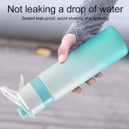 image-Spray Water Bottle For Girls Outdoor Sport Fitness Water Cup Large Capacity Spray Bottle Drinkware Travel Bottles Kitchen Gadgets