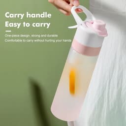 image-Spray Water Bottle For Girls Outdoor Sport Fitness Water Cup Large Capacity Spray Bottle Drinkware Travel Bottles Kitchen Gadgets