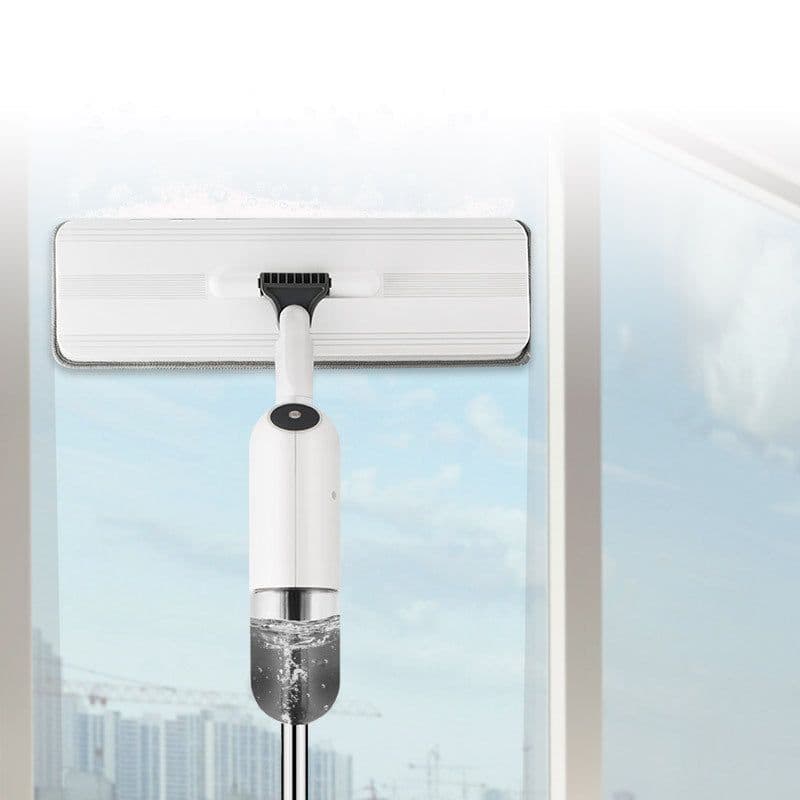 image-Flat Squeeze Mop Lazy Mop With Bucket Wringing Floor Cleaning Mop Hand Free Microfiber Mop Pads