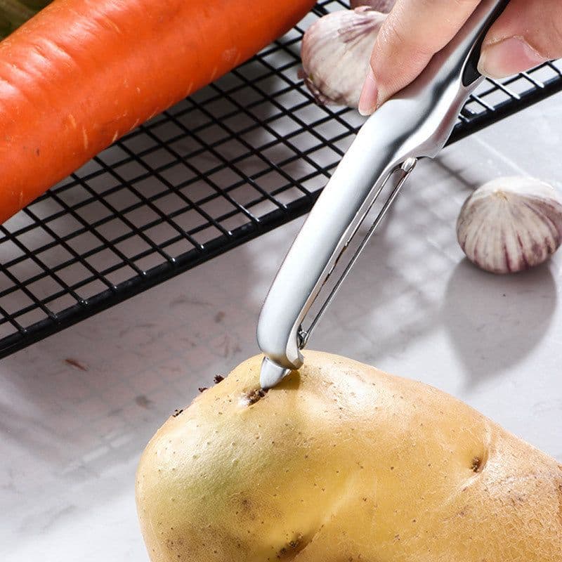 image-Zinc-alloy Straight Peeler For Planing Vegetables