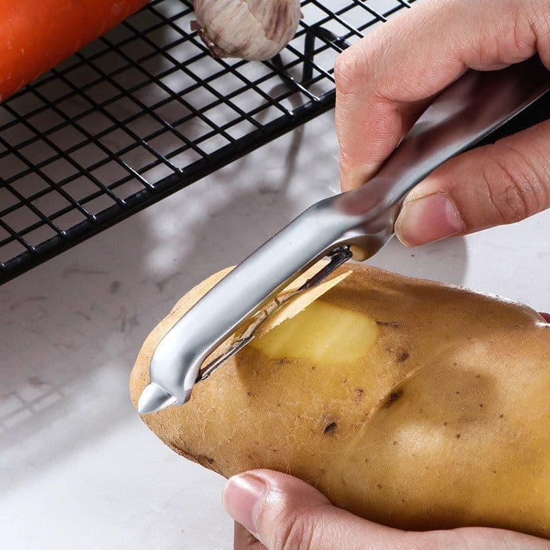 image-Zinc-alloy Straight Peeler For Planing Vegetables