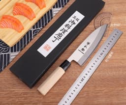 image-Thickened Fish Head Knife Japanese Knife Killing Fish Knife Cooking Knife