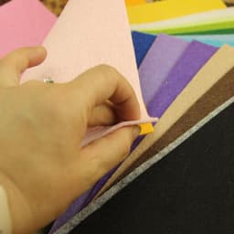 image-Handmade Set Work To Make Picture Book Art Non-woven Cloth Book