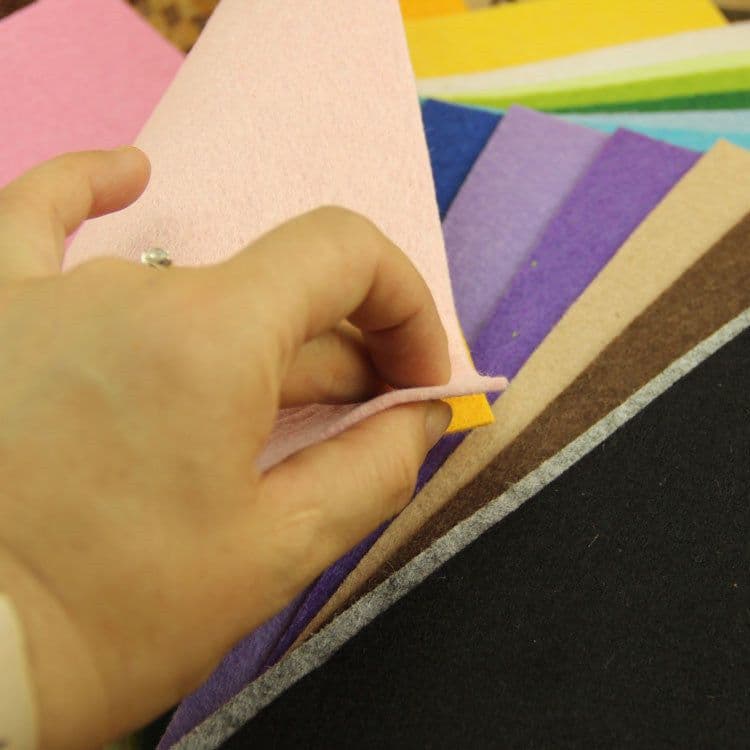 image-Handmade Set Work To Make Picture Book Art Non-woven Cloth Book