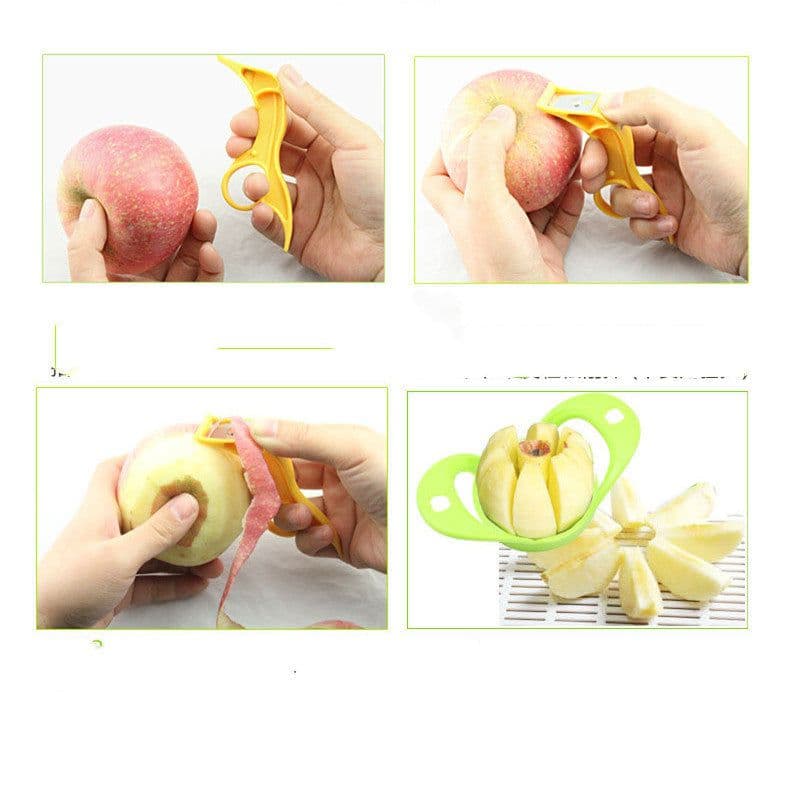 image-Pear Peeler Spiral Planer Fruit Blue