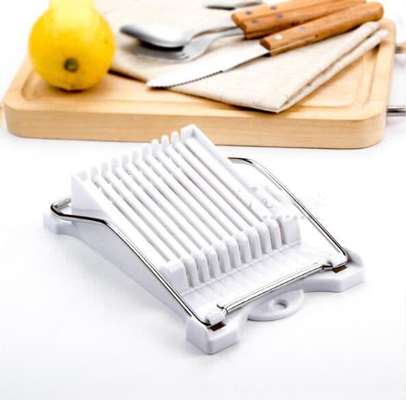image-Lunch Meat Slicer 10 Stainless Steel Wires Slicer Food Cutter Kitchen Gadget For Cheese Egg Vegetable Fruits Soft Food Sushi