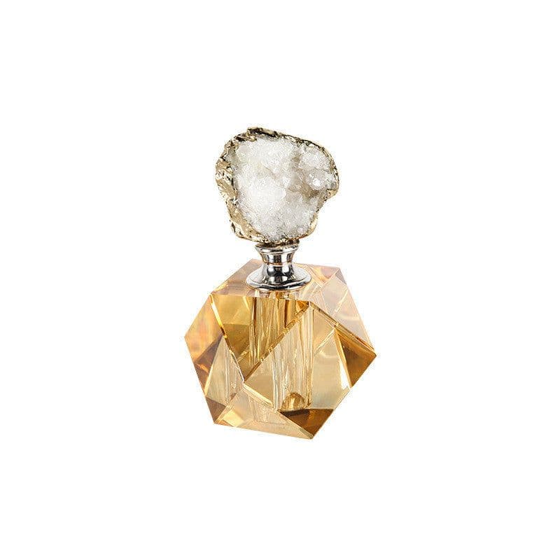 image-Fashion Electroplating Light Luxury Agate Perfume Bottle