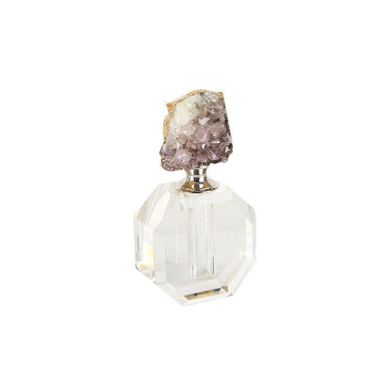 image-Fashion Electroplating Light Luxury Agate Perfume Bottle