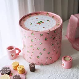 image-Teapot Birthday Cake Coffee Machine Wooden Kids Toys
