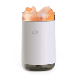 image-Air Humidifier Crystal Salt Stone Desktop Aromatherapy Essential Oil Ultrasonic Diffuser With LED Lamp Bedroom Home Humidifier