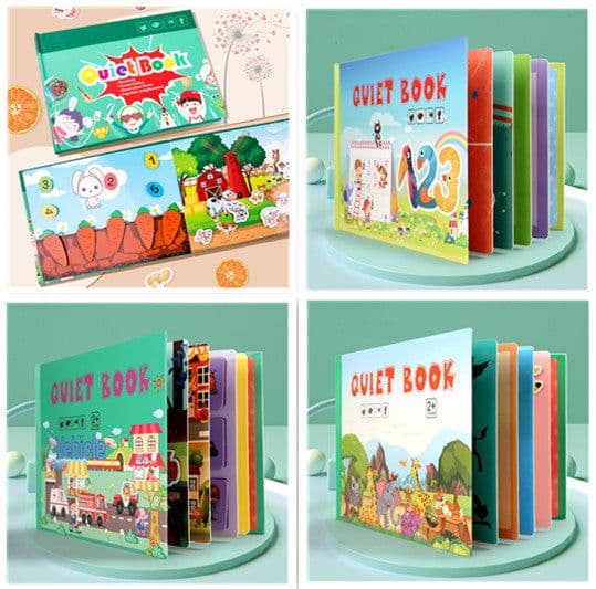 image-Children's Educational Toys Repeatedly Pasted Books To Read
