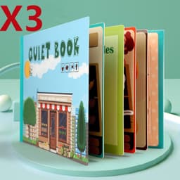 image-Children's Educational Toys Repeatedly Pasted Books To Read