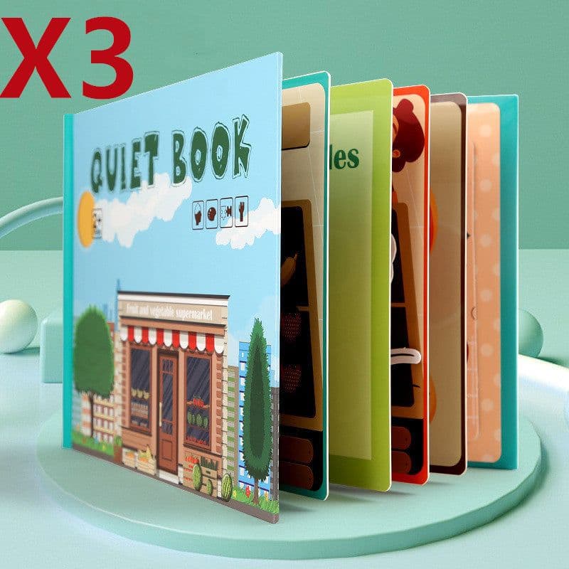 image-Children's Educational Toys Repeatedly Pasted Books To Read