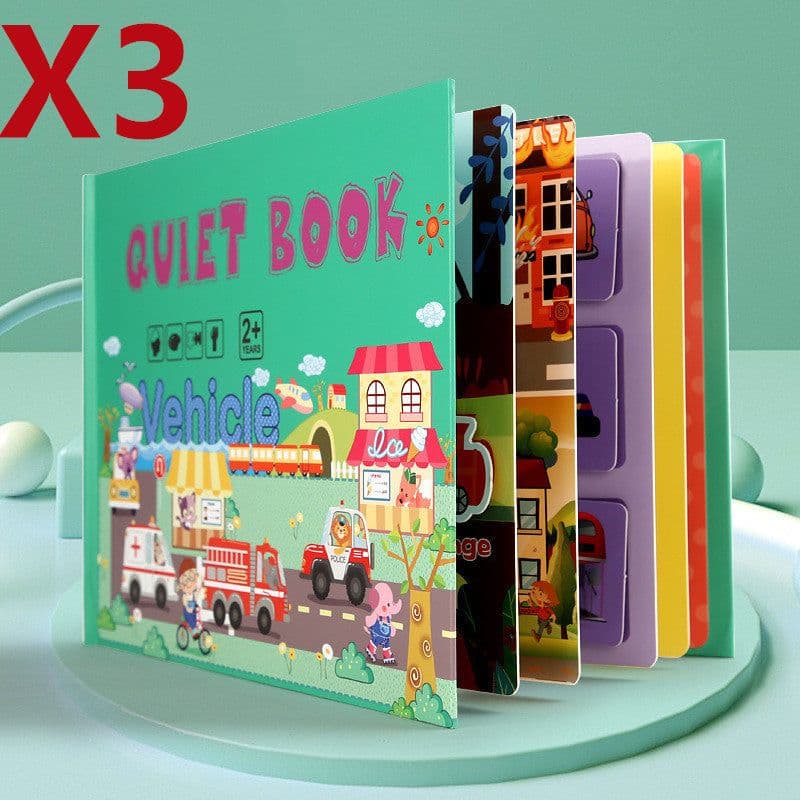 image-Children's Educational Toys Repeatedly Pasted Books To Read