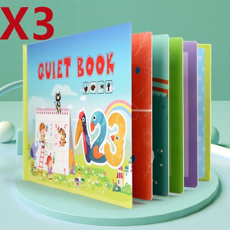 image-Children's Educational Toys Repeatedly Pasted Books To Read