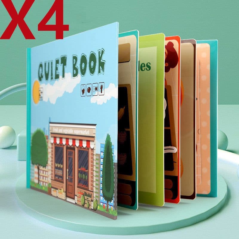 image-Children's Educational Toys Repeatedly Pasted Books To Read