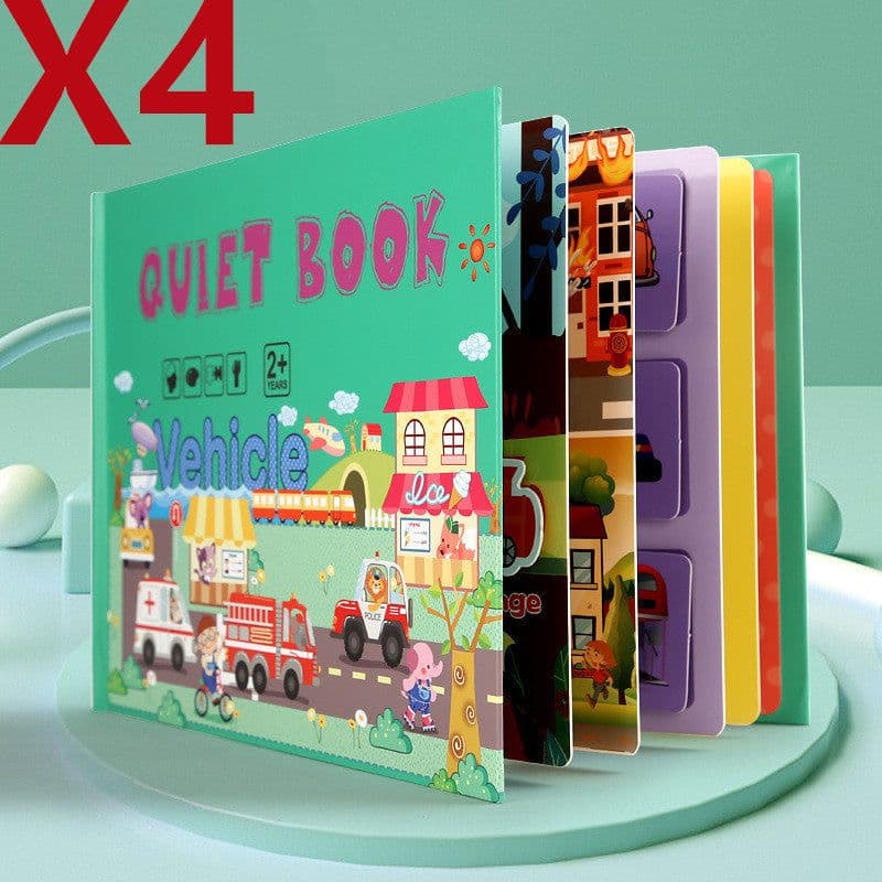 image-Children's Educational Toys Repeatedly Pasted Books To Read