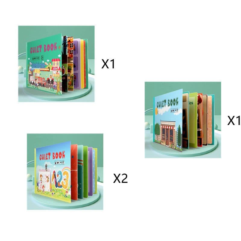 image-Children's Educational Toys Repeatedly Pasted Books To Read