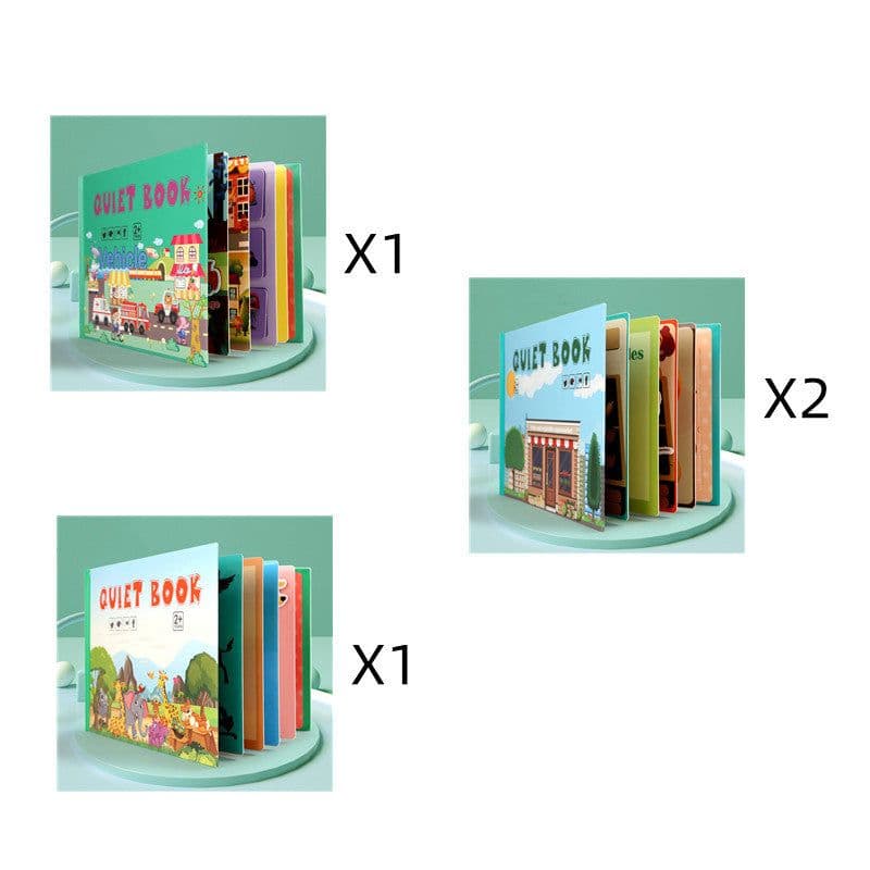 image-Children's Educational Toys Repeatedly Pasted Books To Read