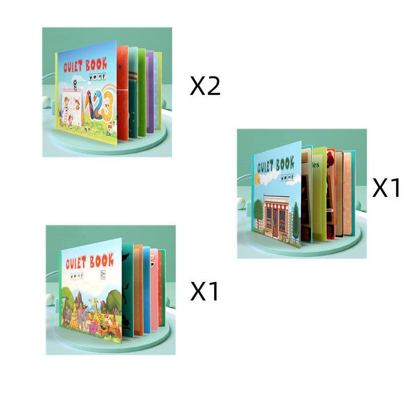 image-Children's Educational Toys Repeatedly Pasted Books To Read