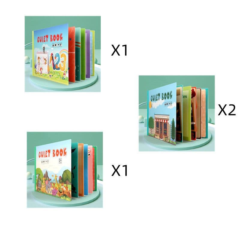 image-Children's Educational Toys Repeatedly Pasted Books To Read