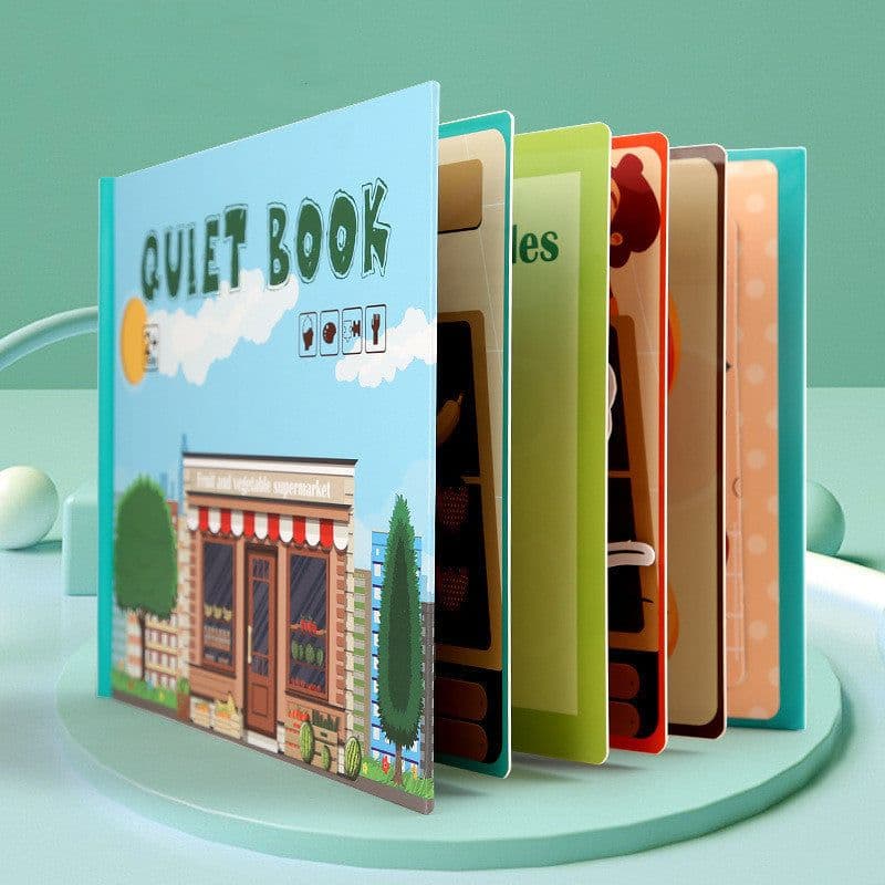 image-Children's Educational Toys Repeatedly Pasted Books To Read