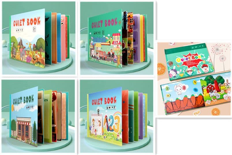 image-Children's Educational Toys Repeatedly Pasted Books To Read