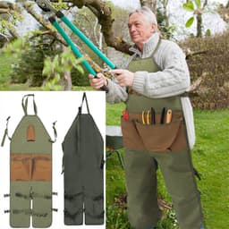 image-Garden Gardening Trim Multi-pocket Oxford Cloth Colorblock