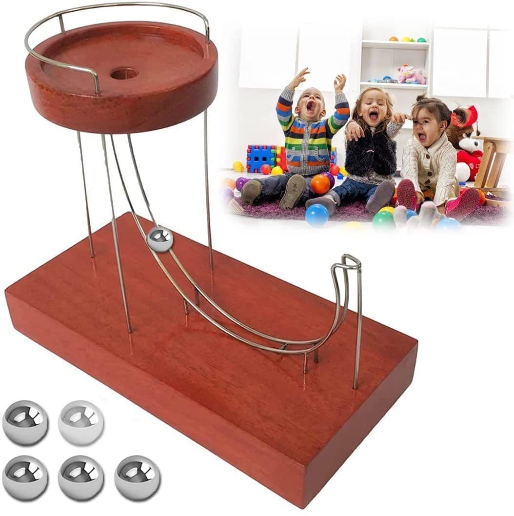image-Perpetual Marble Machine Kinetic Art Ornament Motion Machine Creative Miniature Home Decoration