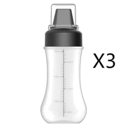 image-Five-hole Scale Squeezing Sauce Bottle With Lid Kitchen Tool