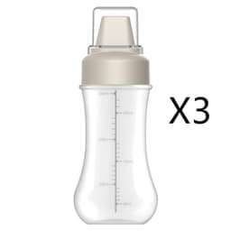 image-Five-hole Scale Squeezing Sauce Bottle With Lid Kitchen Tool