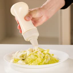 image-Five-hole Scale Squeezing Sauce Bottle With Lid Kitchen Tool