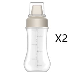 image-Five-hole Scale Squeezing Sauce Bottle With Lid Kitchen Tool